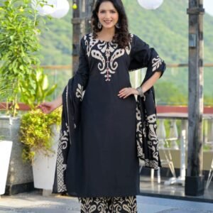 Cotton 3PC Set with Mirror