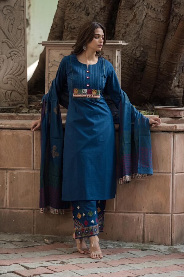 Dabu Cotton 3PC Suit Set