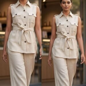 Western Style Cotton Co-Ord Set