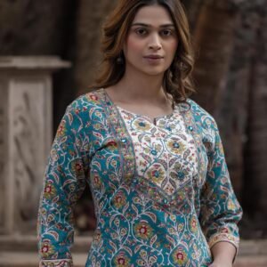 3PC Suit Set with Mirror Work