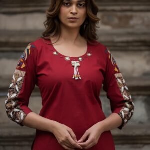 Appliqué Cotton 2PC Set