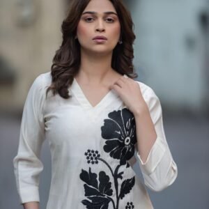 Modal Muslin Embroidered Set