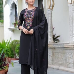 Stylish Khadi Cotton 3PC Suit Set