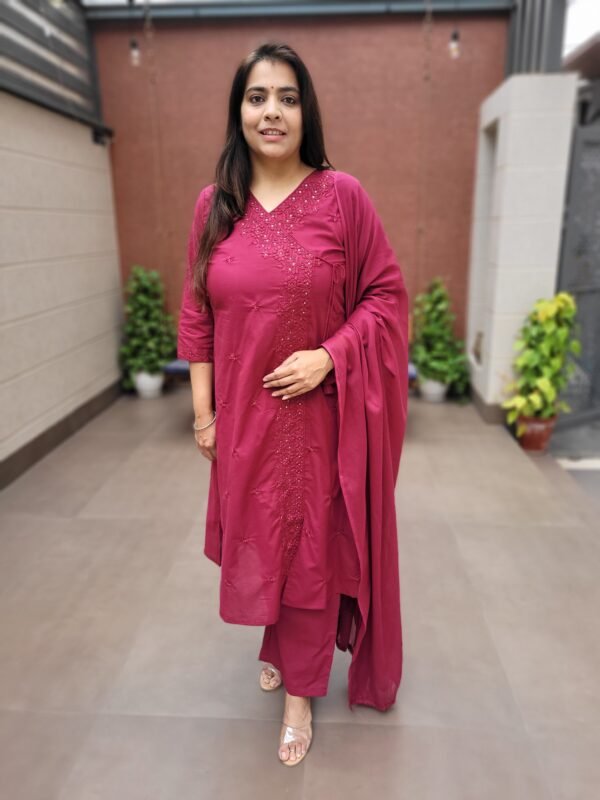 Cotton Angrakha 3PC Set