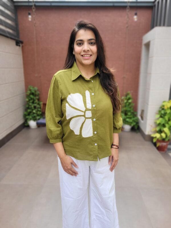 Cotton Flex Appliqué Work Shirt