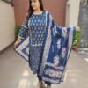 Pure Ajrakh Cotton 3PC Set