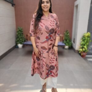 Muslin Digital Print Kurta