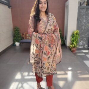 Kantha Work Linen 3PC Set