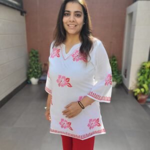 Handblock Cotton Tunic