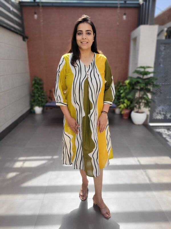 A-Line Cotton Flex Kurta