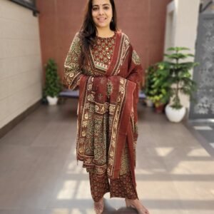 Ajrakh Cotton 3PC Set