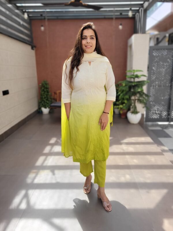 Chikankari Cotton 3PC Set