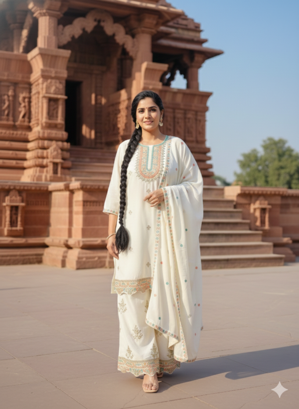 Heavy Zari Work on Kurta