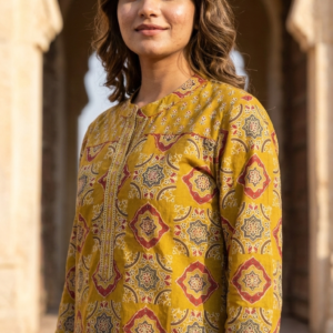 Ajrakh Print Cotton Tunic