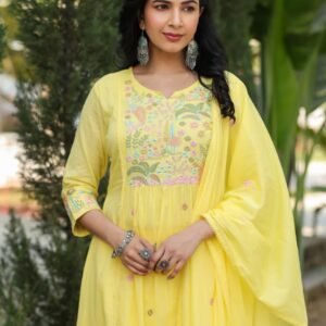 Embroidered 3PC Suit Set