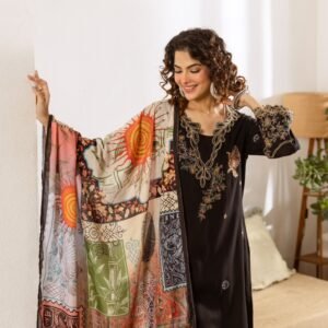 Embroidered 3PC Suit Set