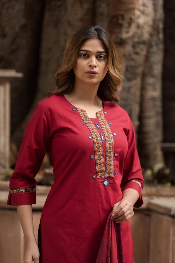 Dabu Cotton 3PC Suit Set