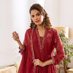 Fully Embroidered Mul Cotton