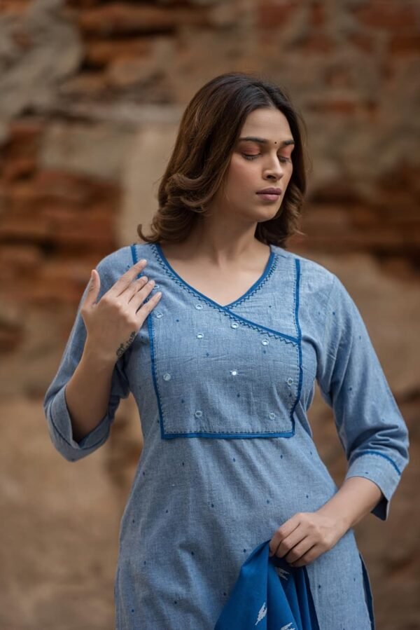 Handloom Jacquard 3PC Set with Handwork