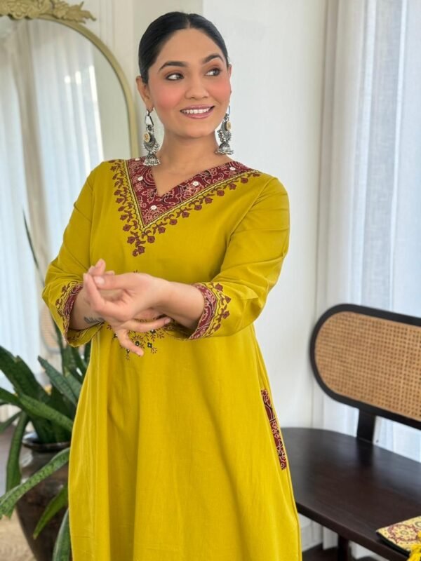 2PC A-Line Printed Set