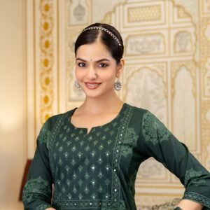 Manual Mirror & Sequins Work