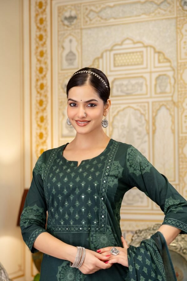 Manual Mirror & Sequins Work