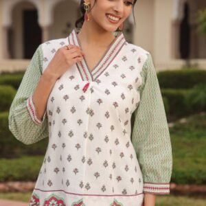 Handwork On Neckline