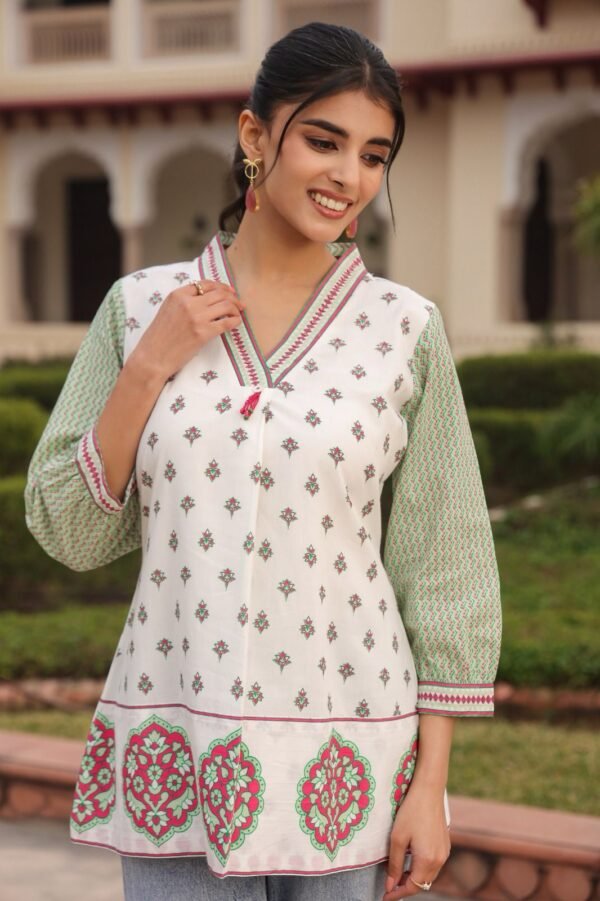 Handwork On Neckline