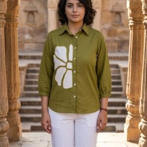 Cotton Flex Appliqué Work Shirt