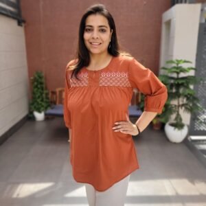 Embroidered Cotton Tunic