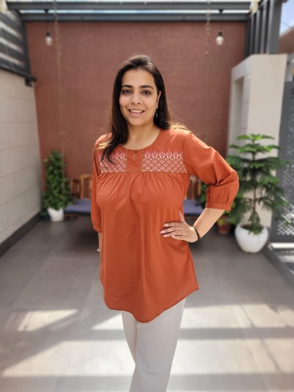 Embroidered Cotton Tunic