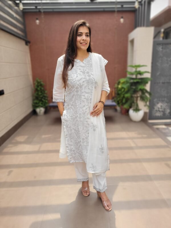 Fully Embroidered 3PC Set