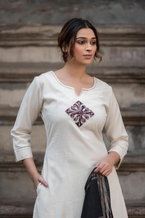 Handloom Cotton A-Line 3PC Set