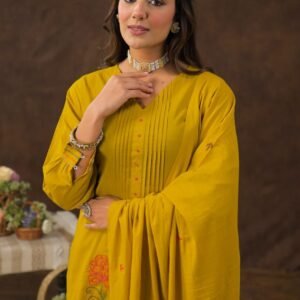 Embroidered Cotton 3PC Set