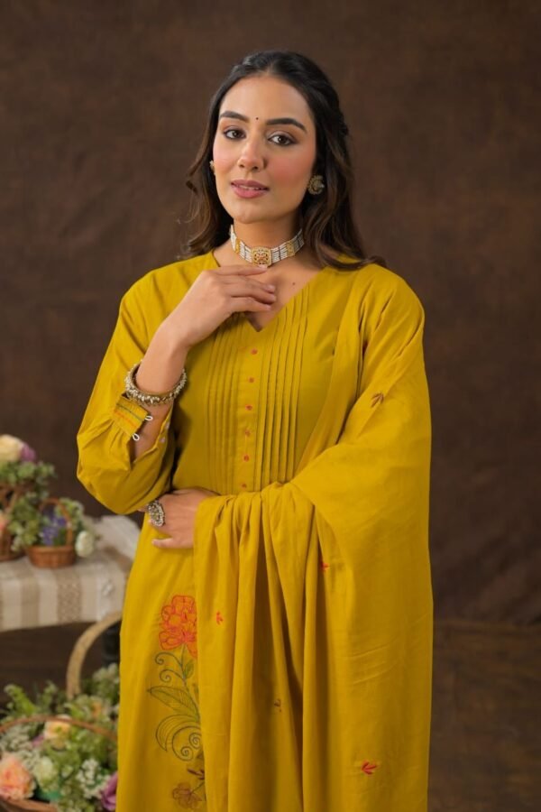 Embroidered Cotton 3PC Set