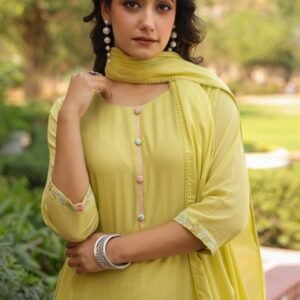 A-Line Embroidered 3PC Set