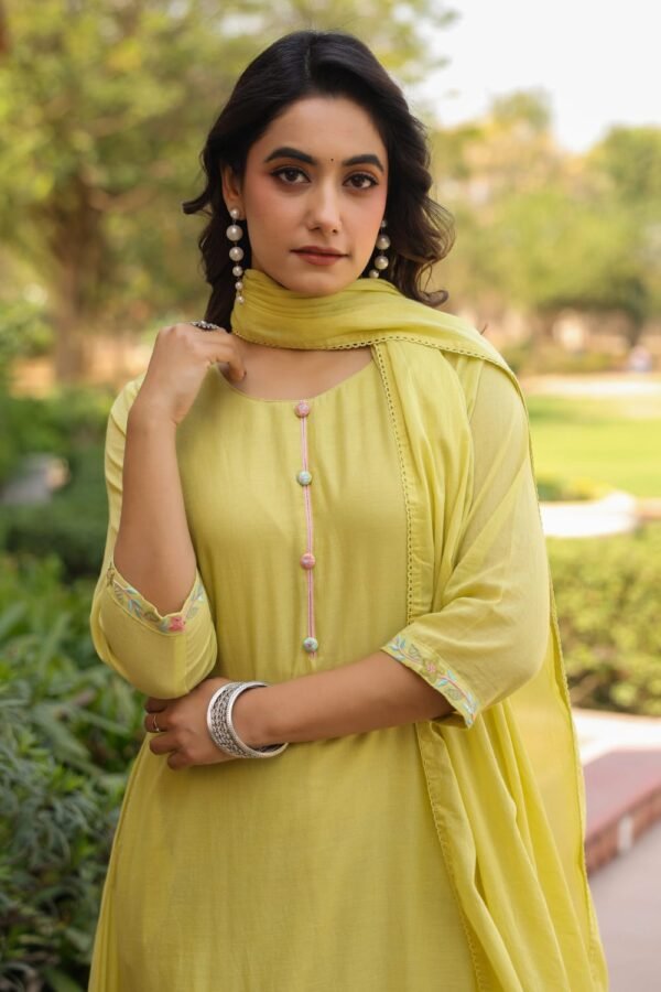 A-Line Embroidered 3PC Set