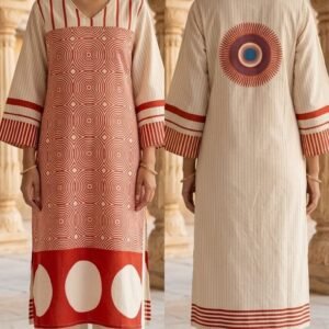 Stylish Cotton 2PC Set with Handwork