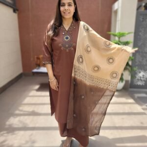 Dabu Cotton 3PC Set with Handblock Print