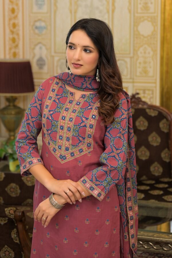 Cotton 3PC Set with Handwork