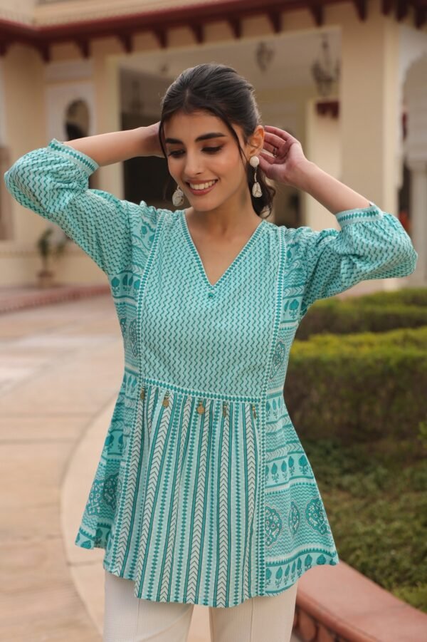 Tunic with Coin Work