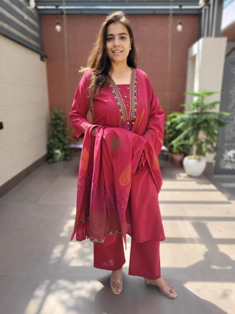 Dabu Cotton A-Line 3PC Set