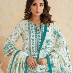 3PC Set with Embroidered Yoke