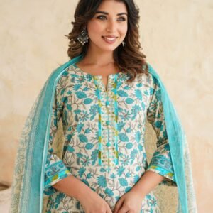 3PC Set with Zari Embroidery