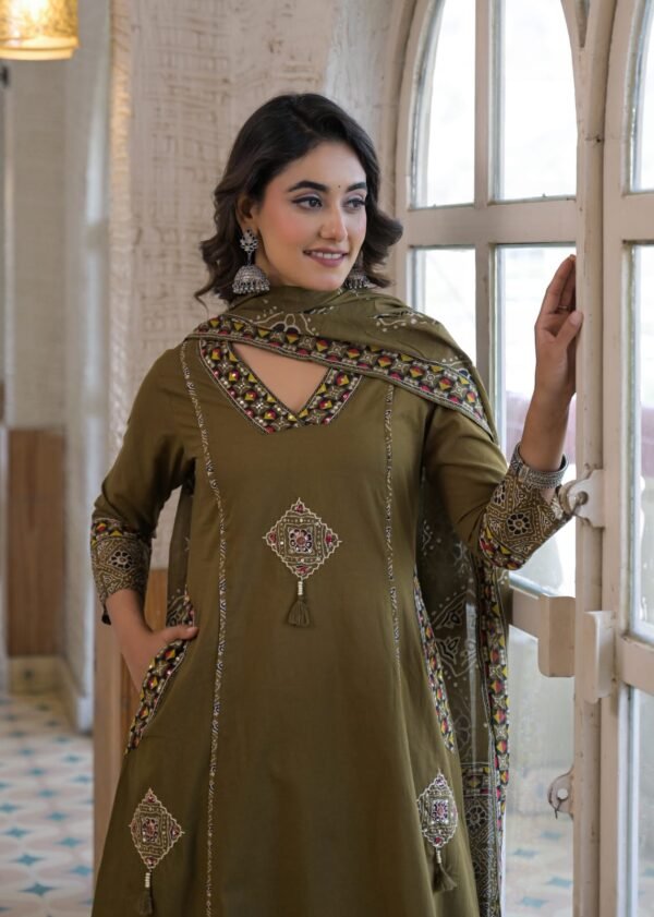 Applique 3PC Cotton Set