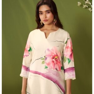 Linen 3PC Set with Digital Print