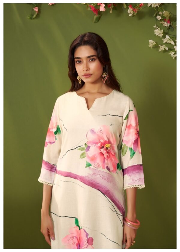 Linen 3PC Set with Digital Print