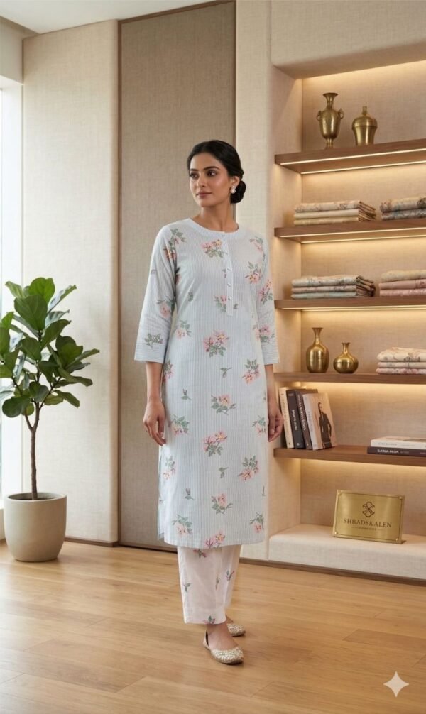 Stylish Cotton Yarn Dyed 2PC Set