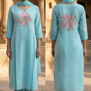 Mul Cotton Embroidered 3PC Set