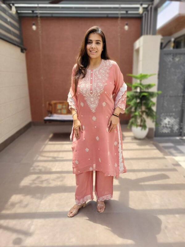 Mul Chanderi 3PC Set